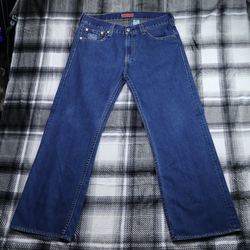 VTG Levis Type 1 Real Loose Jeans W36 L32 Blue Baggy Y2K Oversized Details